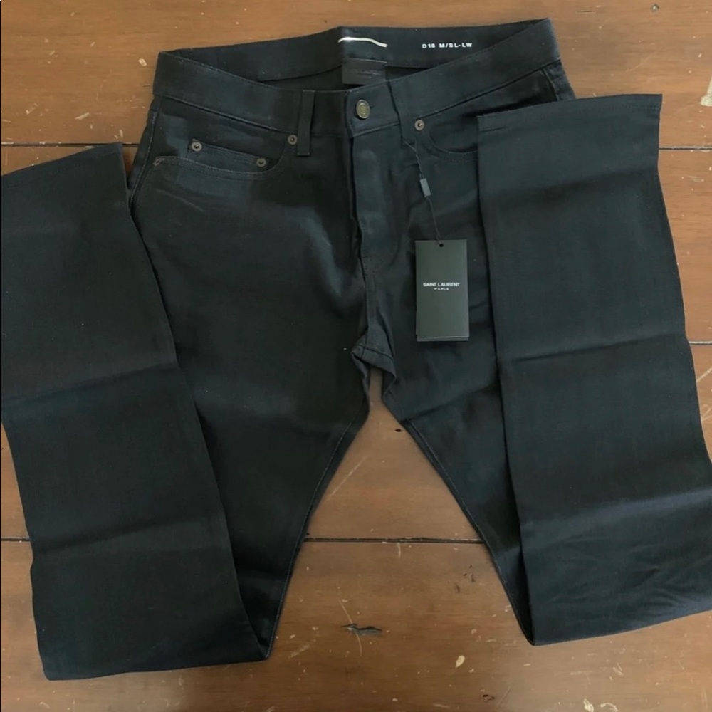 Saint Laurent Original Black Skinny Jean